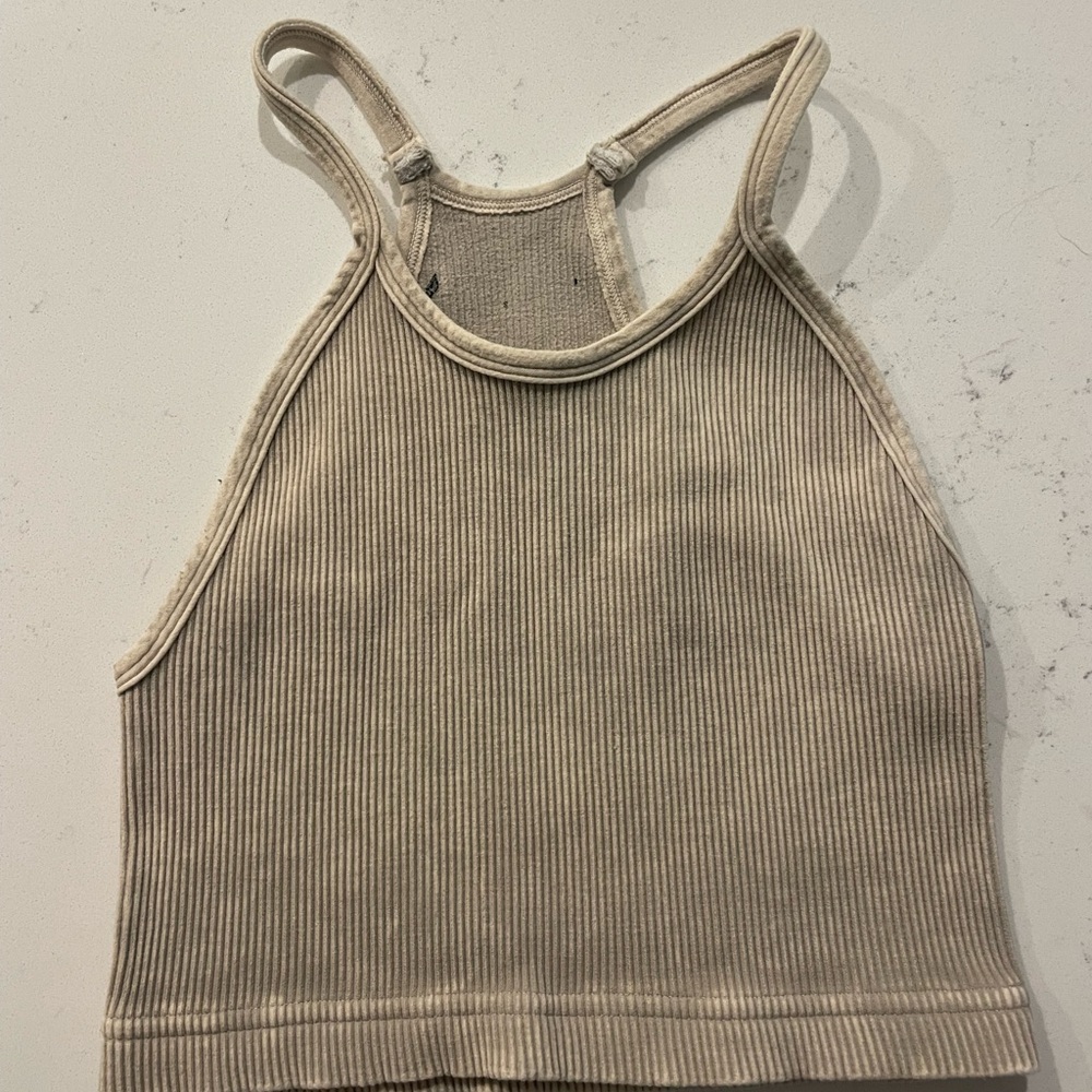 FP MOVEMENT Racerback Tank Top - Beige XS